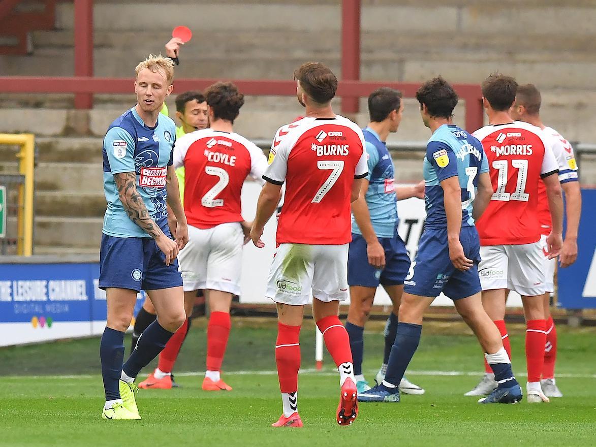 Fleetwood Town 1-4 Wycombe Wanderers: Joey Barton's men have it all to do in play-off semi-final after horror first leg. Fleetwood Town 1-4 Wycombe Wanderers: Joey Barton's men have it all to do in play-off semi-final after horror first leg.