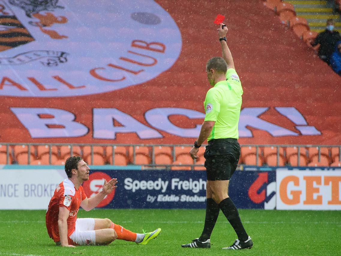 FA confirm the length of James Husband's ban after defender's straight red card in Blackpool's defeat to Lincoln City FA confirm the length of James Husband's ban after defender's straight red card in Blackpool's defeat to Lincoln City