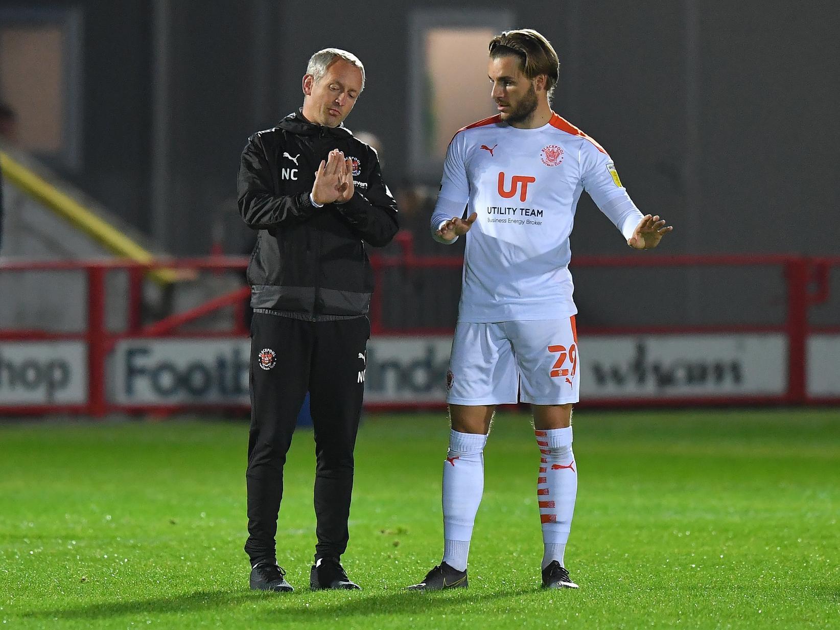 Blackpool head coach believes his players' efforts have gone unrewarded Blackpool head coach believes his players' efforts have gone unrewarded